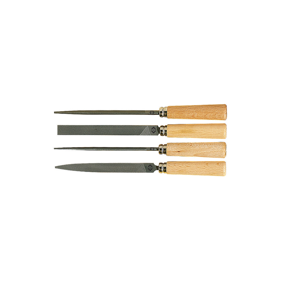 C. K Tools T0119 Warding Files 100mm Set of 4
