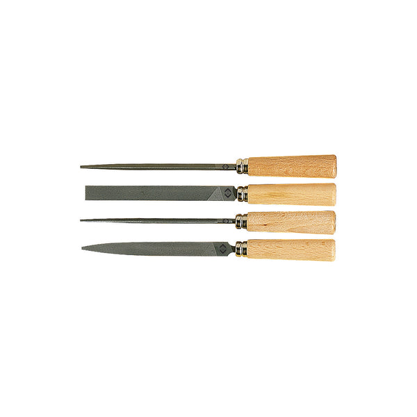 C. K Tools T0119 Warding Files 100mm Set of 4
