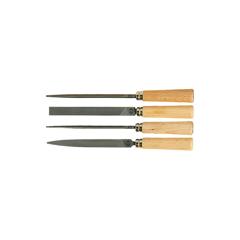 C. K Tools T0119 Warding Files 100mm Set of 4