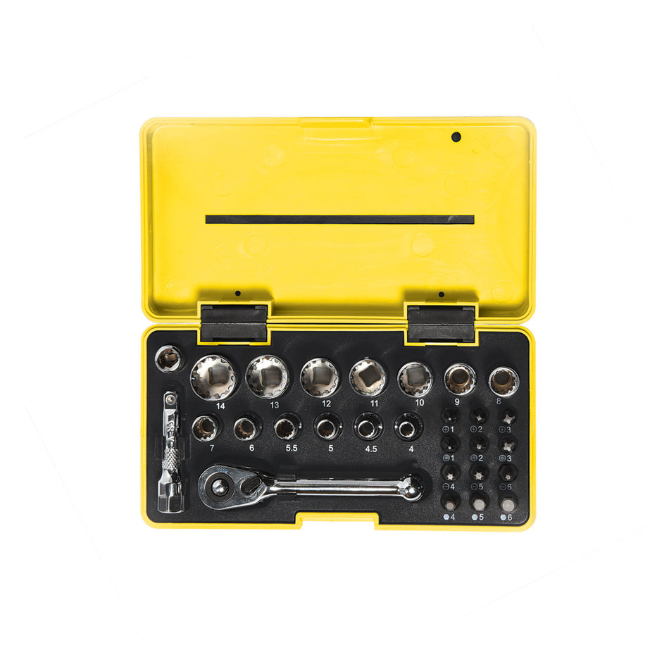 C. K Tools T4654 Pocket Socket Set 1/4in Drive