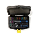 C. K Tools T4658 Coloured SureDrive Socket Set 1/4in Drive 17pc