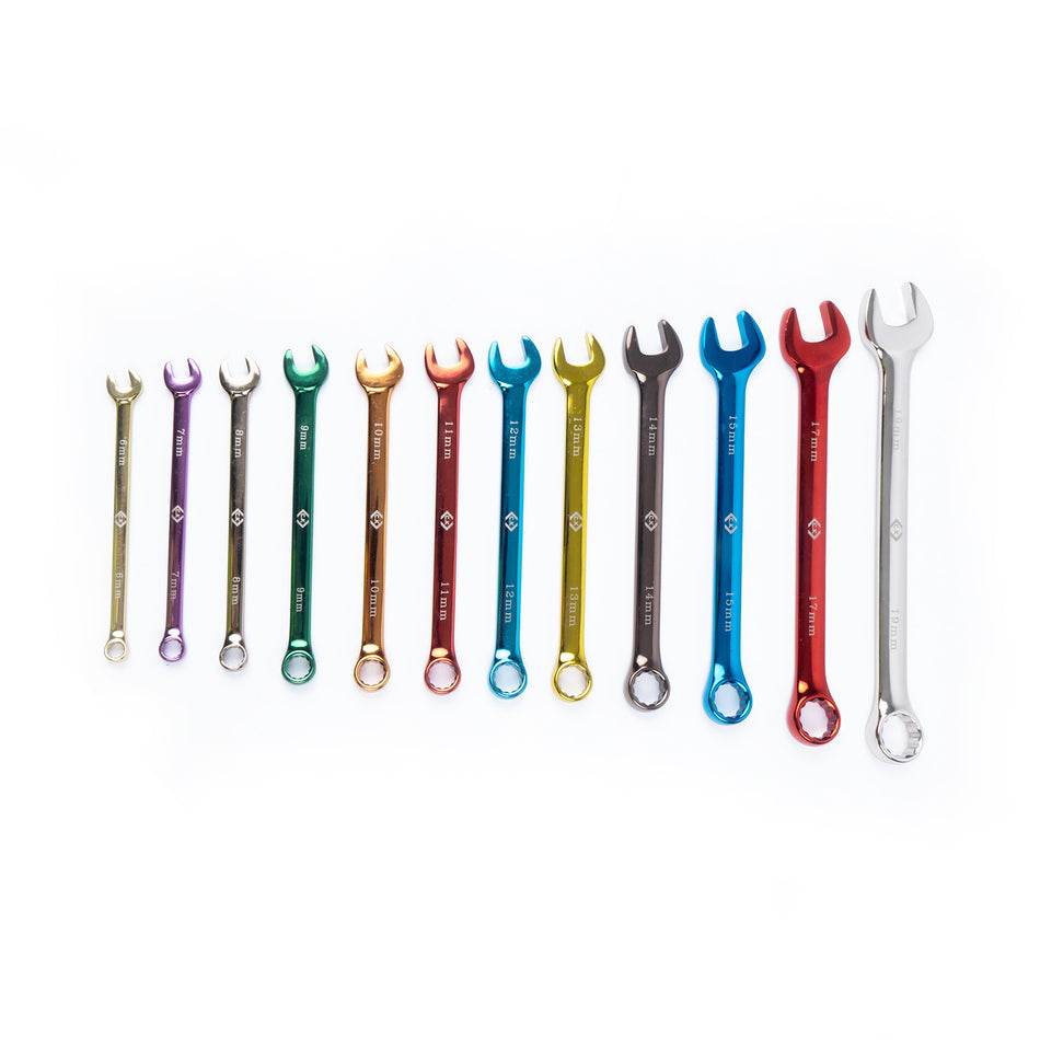 C. K Tools T4346M12ST Colour Coded Combination Spanner Set of 12