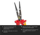 C. K Tools 431014 RedLine VDE Snipe Nose Plier Straight 200mm