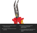 C. K Tools 431015 RedLine VDE Bent Nose Plier 200mm