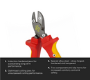 C. K Tools 431018 RedLine VDE Side Cutter 140mm