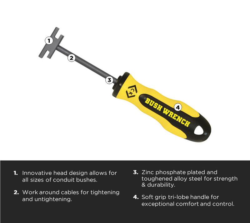 C. K Tools T4755 Conduit Bush Wrench