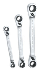 Teng Tools 6503RX 4 in 1 MultiDrive Ratchet Ring Spanner 3 Piece Set