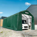 Clarke 3503596 CIG1640 XX-Large Garage / Workshop with Apex Roof Ð Green (40'x16'x14.5' / 12x4.9x4.3m)