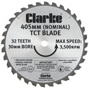 Clarke 3401991 405mm TCT Circular Saw Blade for CLS405