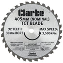 Clarke 3401991 405mm TCT Circular Saw Blade for CLS405