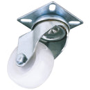Draper 65503 Swivel Plate Fixing Nylon Wheel, 100mm Diameter, S.W.L. 125kg