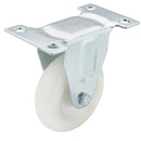 Draper 65502 Fixed Plate Fixing Nylon Wheel, 75mm Diameter, S.W.L. 100kg
