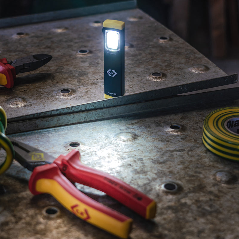 C. K Tools T9423USB COB Mini Inspection Light 240 - Rechargeable