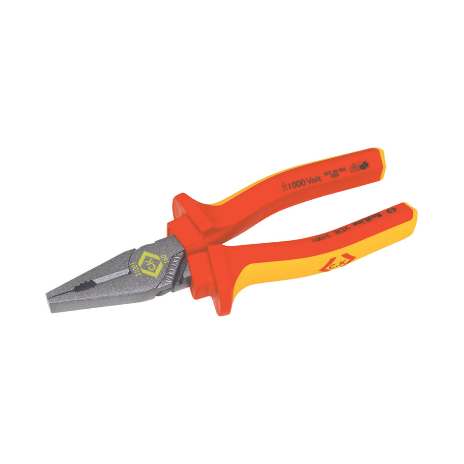 C. K Tools 431001 RedLine VDE Combination Plier 165mm