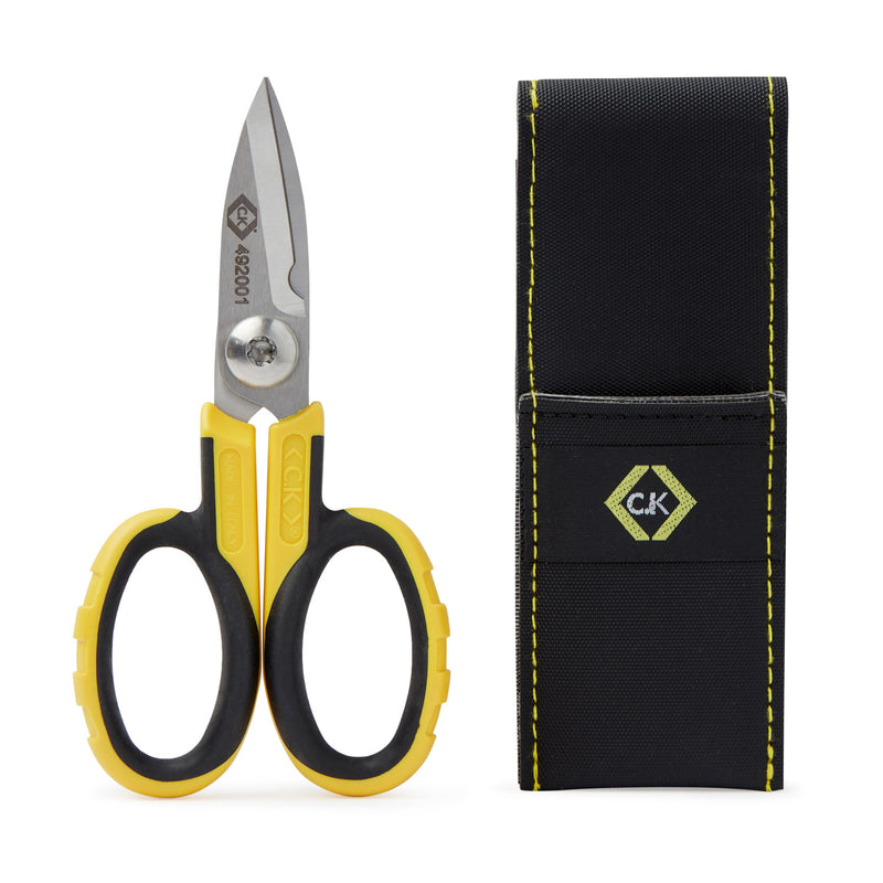C. K Tools 492001 Electricians Scissors 140mm