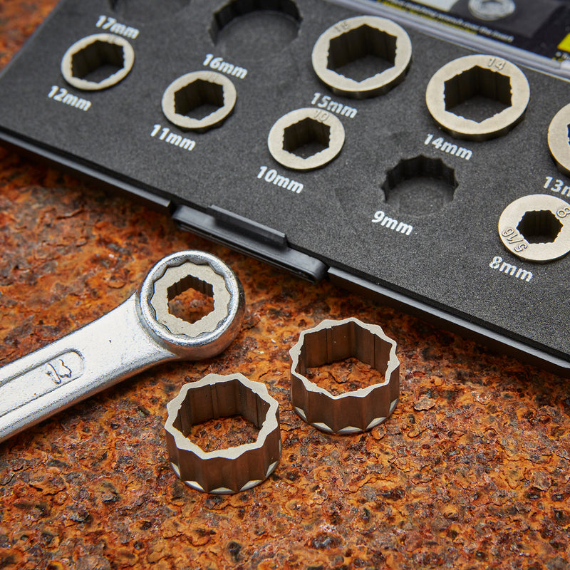 C. K Tools T4360 Damaged Nut/Bolt Rescue Set of 10 Metric