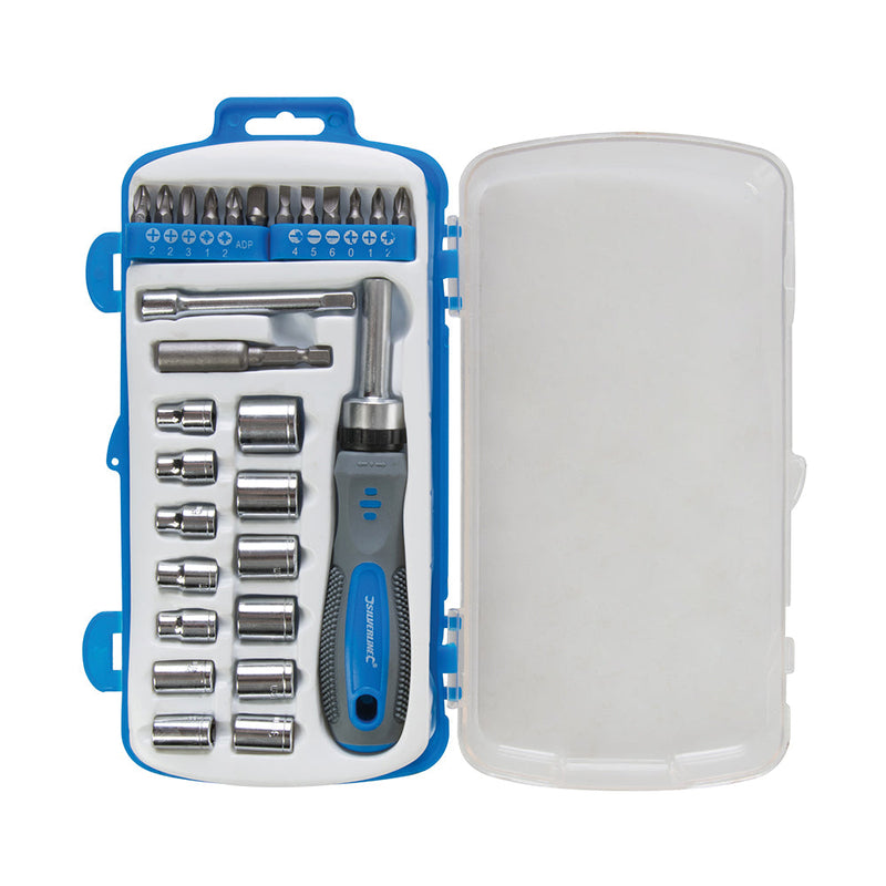 Silverline 657544 Socket & Driver Set 28pce