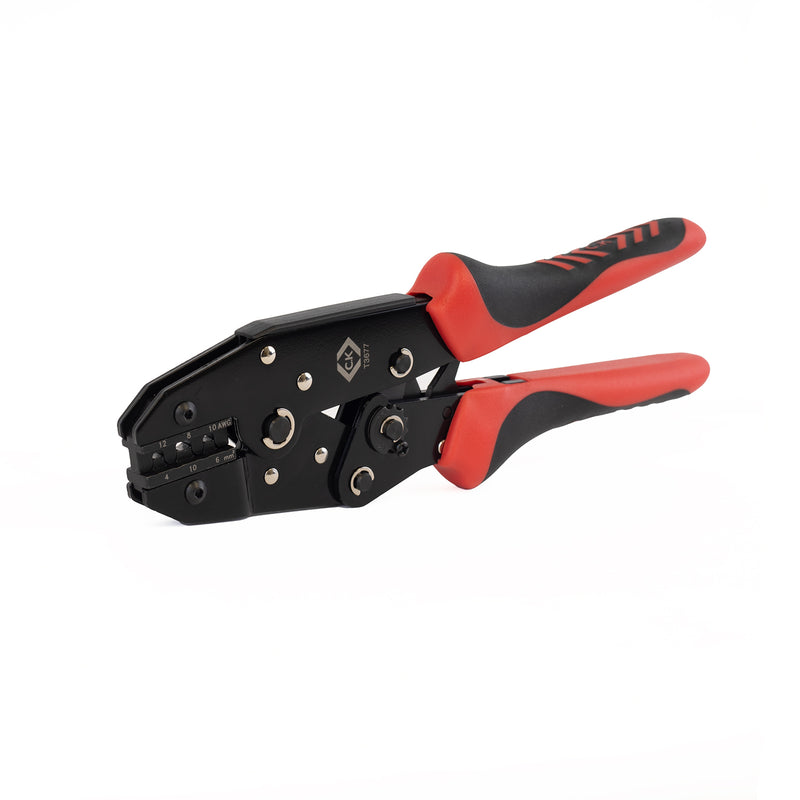 C. K Tools T3677 Ratchet Crimping Plier Solar PV 250mm 2K 4-10mm
