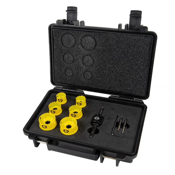 C. K Tools T3219 Vorteck Pro Cobalt QC Sheet Steel Hole Saw Set