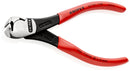 KNIPEX 67 01 140 SB High Leverage End Cutting Nipper plastic coated black atramentized 140 mm (self-service card/blister)