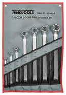 Teng Tools 6707AF Double Ring Spanner Set  7 Pieces AF
