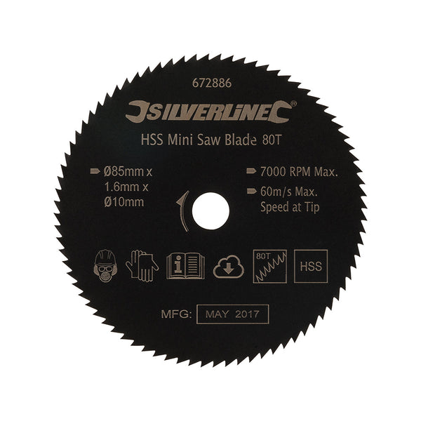 Silverline 672886 HSS Mini Saw Blade