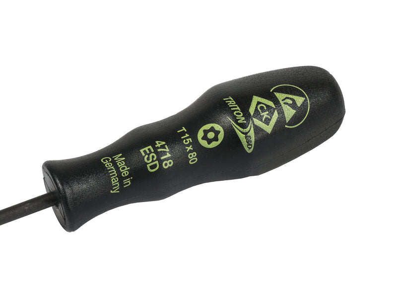 C. K Tools T4718ESD 15 Triton ESD Screwdriver Torx 15 80mm