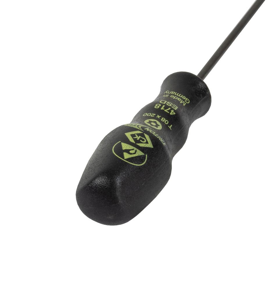 C. K Tools T4718ESD 0820 Triton ESD Screwdriver Torx 8 200mm