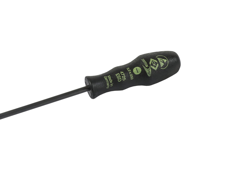 C. K Tools T4725ESD 10 Triton ESD Instrument Screwdriver Slotted 250x5mm