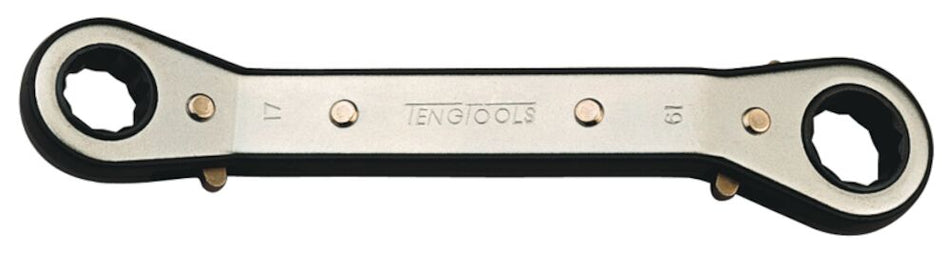 Teng Tools 680709 Ratcheting Offset Ring Spanner 7x9mm