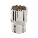 Silverline 687231 Socket 1/2" Drive 12pt Metric