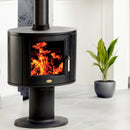 Clarke 6909954 Dorchester 4.9kW Cast Iron Wood Burning Pedestal Stove