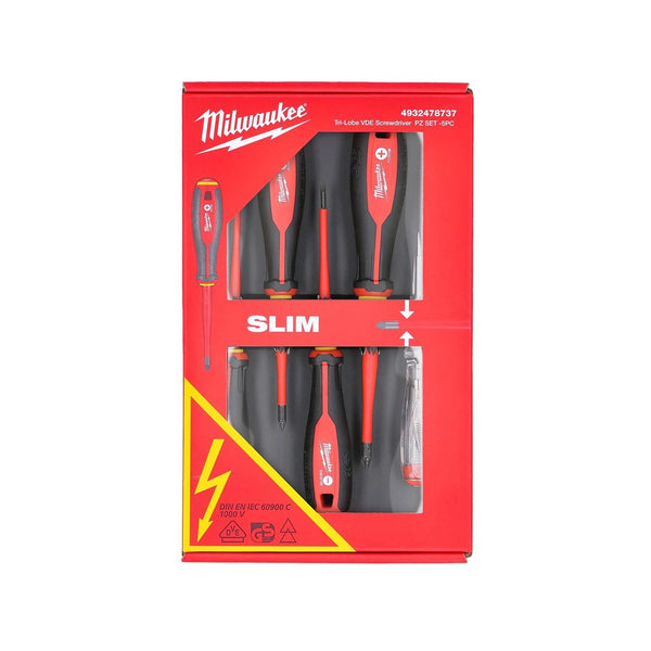 Milwaukee 4932478737 Tri-Lobe VDE 5 Piece Screwdriver Set