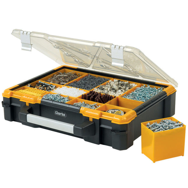 Clarke 1801643 CHT643 12 Bin Organiser