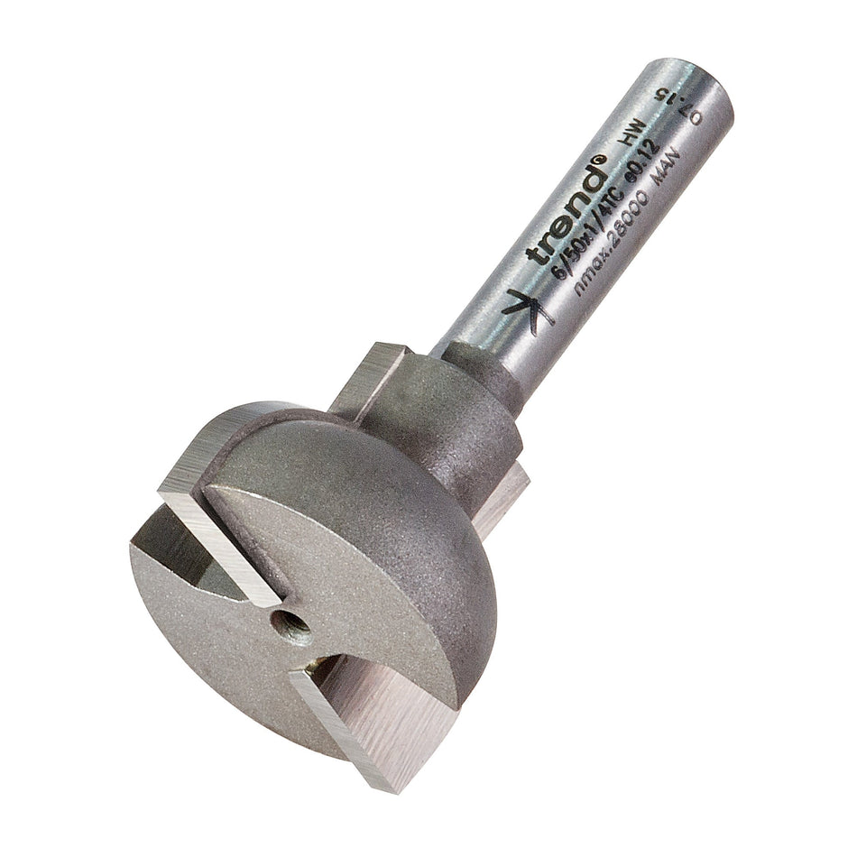 Trend Tools 6/50X1/4TC Sash Bar Ovolo Joint Cutter 10Mm Radius