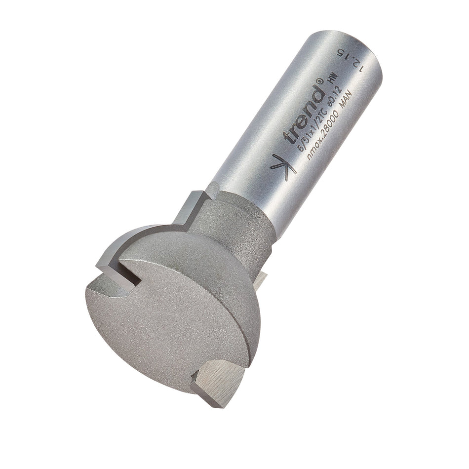 Trend Tools 6/51X1/2TC Sash Bar Ovolo Joint Cutter 17Mm Radius
