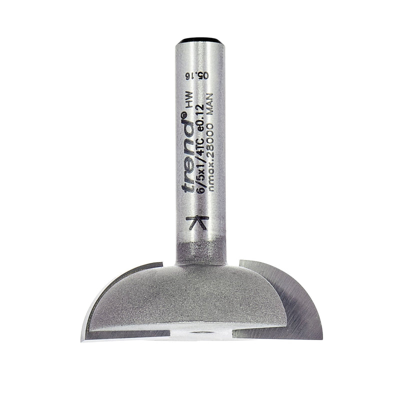 Trend Tools 6/5X1/4TC Sash Bar Ovolo Cutter 10Mm Radius
