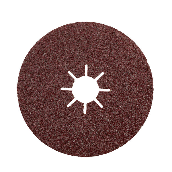 Clarke 6502400 Aluminium Oxide Fibre Backed Discs  115x22mm  5 Pack