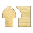 Trend Tools 7/50X1/4TC Sash Bar Ovolo Joint Cutter 10Mm Radius