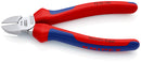 KNIPEX 70 05 160 Diagonal Cutter with multi-component grips chrome-plated 160 mm