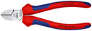 KNIPEX 70 05 160 Diagonal Cutter with multi-component grips chrome-plated 160 mm