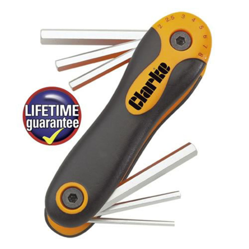 Clarke 1700540 PRO140 8 piece Hex Key Set