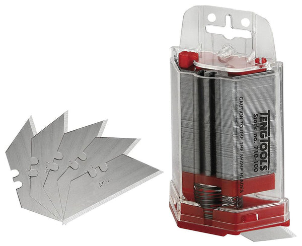 Teng Tools 710-10 Utility Knife Spare Blades 10 Pieces