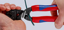 KNIPEX 71 02 200 CoBoltÂ¨ Compact Bolt Cutter with slim multi-component grips black atramentized 200 mm