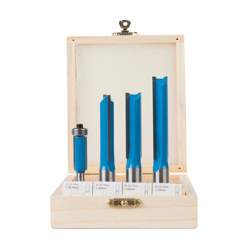 Silverline 719769 Kitchen Router Bit Set 4pce