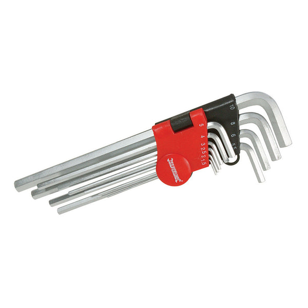 Silverline 719784 Expert Hex Key Metric Set 10pce