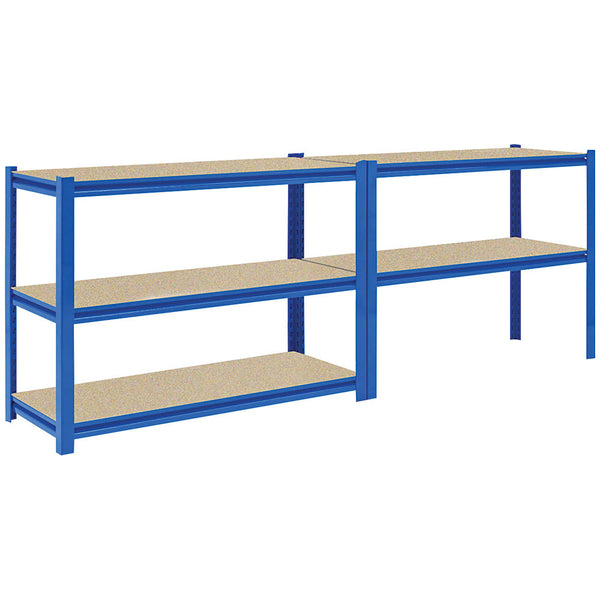 Clarke 6600763 CSM5265/60BL Heavy Duty Boltless Shelving (Blue)