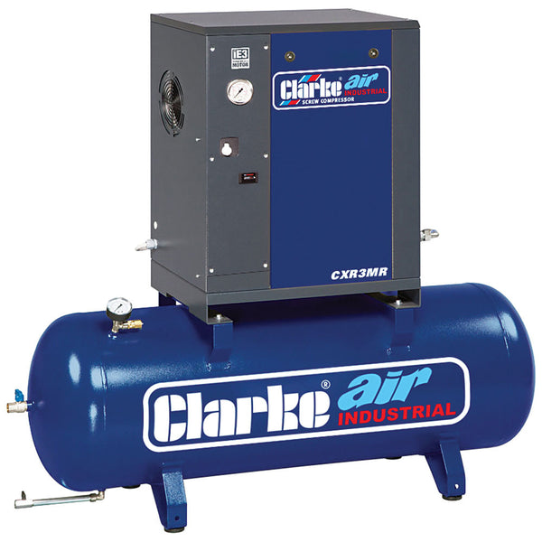 Clarke 2456290 CXR3MR 8.5cfm 200 Litre 3HP Industrial Screw Compressor (230V)