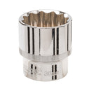 Silverline 736697 Socket 1/2" Drive 12pt Metric