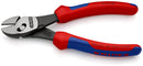 KNIPEX 73 72 180 TwinForceÂ¨ High Performance Diagonal Cutters with multi-component grips black atramentized 180 mm
